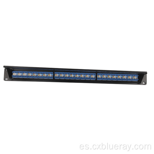 Panel de cable CAT6A Jack Panel de parche UTP